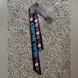 Nascar Mark Martin Checkerboard & Graphic Number Necktie